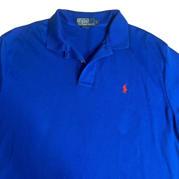Polo by Ralph Lauren Blue Short Sleeve‎ Polo L - Picture 1 of 7